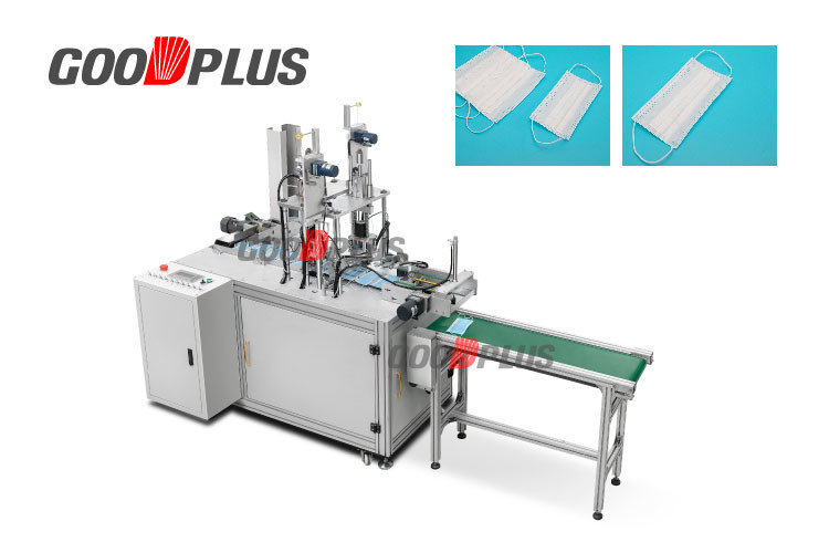 Buy cheap New patent High Speed High Quality elastic ear loop fix machine with mask auto feeder from wholesalers