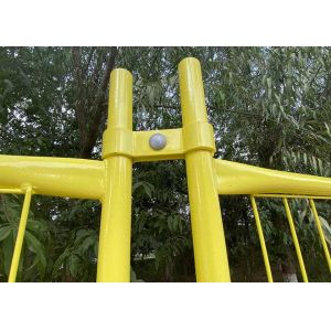 3.0mm Temporary Fence Australia Pvc Coated Mesh Hole 75*150mm Welding