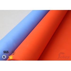 Orange Acrylic Coated Fibreglass Fabric 8.3oz 39 Inches Heat Resistant