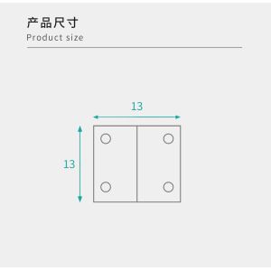 13x13mm Size Cabinet Plastic Right Angle Bracket Plastic L Shaped Brackets