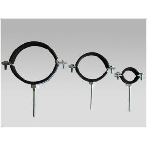 Buy cheap pipe metal clamp with wall screw from wholesalers
