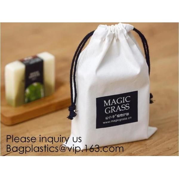 Cotton Muslin Bags Cotton Drawstring Pouch Gift Bags with Drawstring for Party