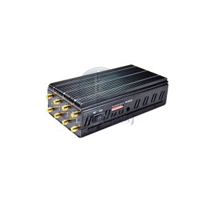 AC 110 -220V High Gains 8 Antennas Handheld Signal Jammer