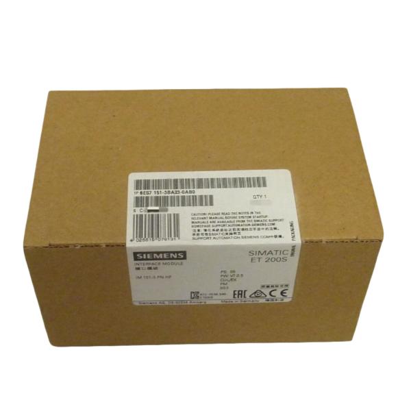 SIEMENS 6ES7151-3BA23-0AB0 SIMATIC DP, INTERFACE MODULE IM 151-3 PN HF FOR ET