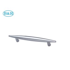 Buy cheap Chrome Aluminum Cabinet Handle B008 / Aluminum Pull Handles Customized Acceptable from wholesalers