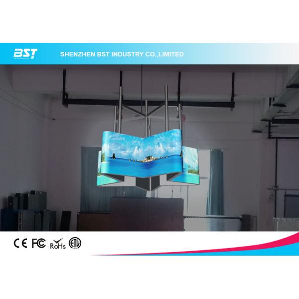 Full Color Outdoor Flexible Led Display Matrix 48×24 With 140 Degree Viewing