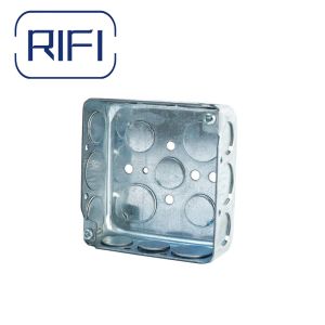 Buy cheap Metal Electrical Junction Box And Cover For Switch Box 1 1/2