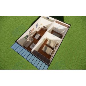 Boxspace Modular Prefab Container Home Prefabricated 2 Bedroom Container Home