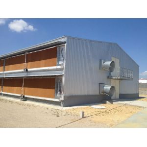Buy cheap Insulation Panel Prefab Steel Structure Metal Breeding Poultry Chicken House from wholesalers