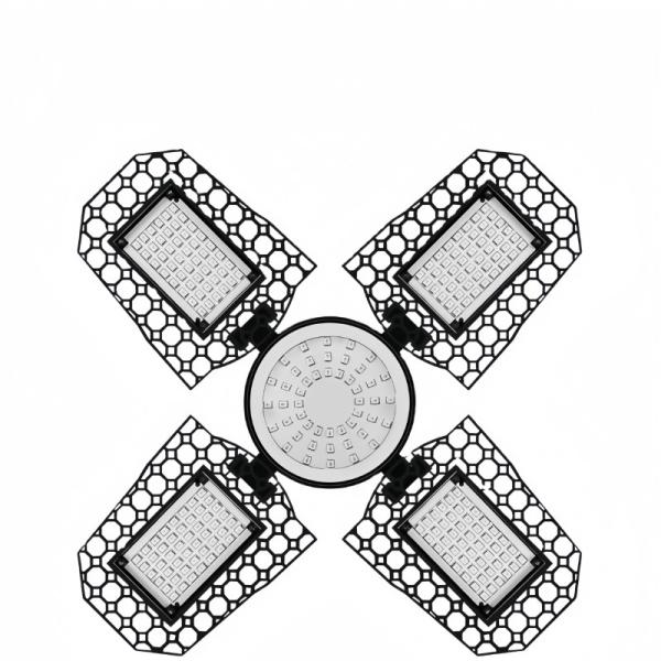 E26 E27 Full Spectrum Red Blue Warm white LED Foldable Grow Light for Green