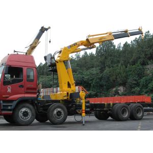 Buy cheap 12Ton Mobile 12T Knuckle Boom Truck Mounted Crane from wholesalers