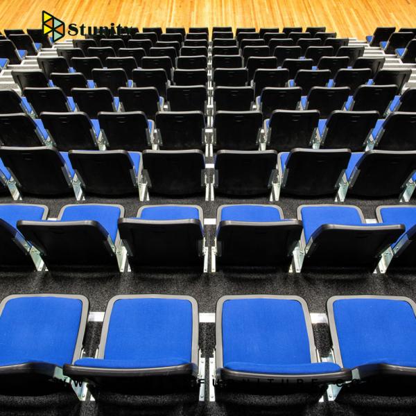 Quality Foldable Audience Bleachers Telescopic Bleacher Seating System for sale