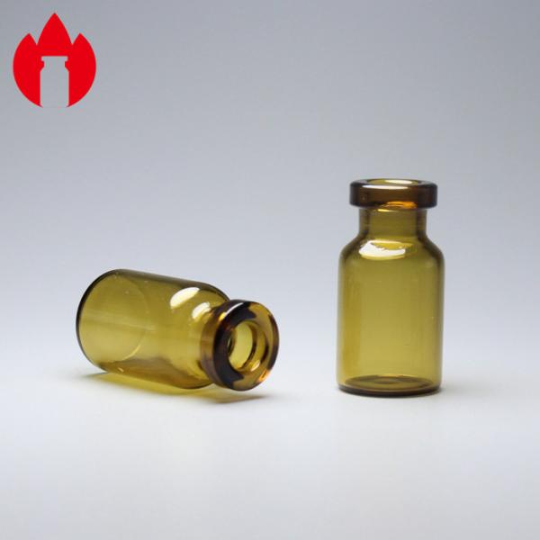 Quality 2ml Amber Low Borosilicate Glass Tube Vial Used For Injection for sale