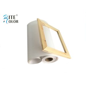 Buy cheap Bright White Stretched Matte Canvas Roll 260gsm Polyester Print Fabric from wholesalers