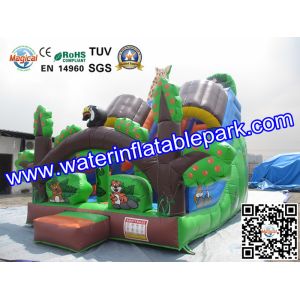 Buy cheap Custom Animal Inflatable Slide / Inflatable Dry Slide with Fire Resistant from wholesalers