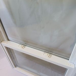 Buy cheap 105MM Vinyl Profile PVC Ventilator Window White With Grill from wholesalers