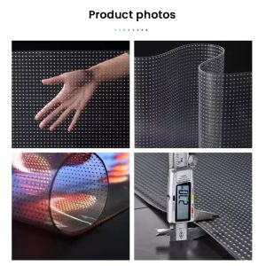 Buy cheap Customizable Glass Curtain Wall LED Display Film 3840Hz Refresh Rate Energy Saving High Brightness 5000nits Video Wall from wholesalers