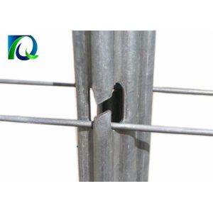 Silver Color Vineyard Accessories Grape Trellis Posts With C Shaped Section