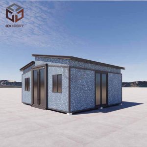 20 FT Tiny Premade Folding Houses With PVC Aluminum Windows