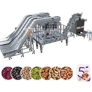 Buy cheap High-accuracy Automatic Multihead Weigher Packing Machine with Easy to Operate Multi Color Plasticbag Packaging from wholesalers