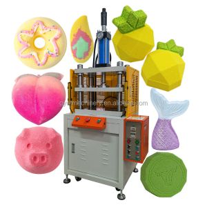 Semi-auto 40mm Heart Shape Bomb Bath Salt Pressing Shaping Machine for Hotel Spa