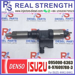 095000-6363 DENSO Diesel Injector Common Rail 8-97609788-6 For ISUZU 4HK1 6HK1