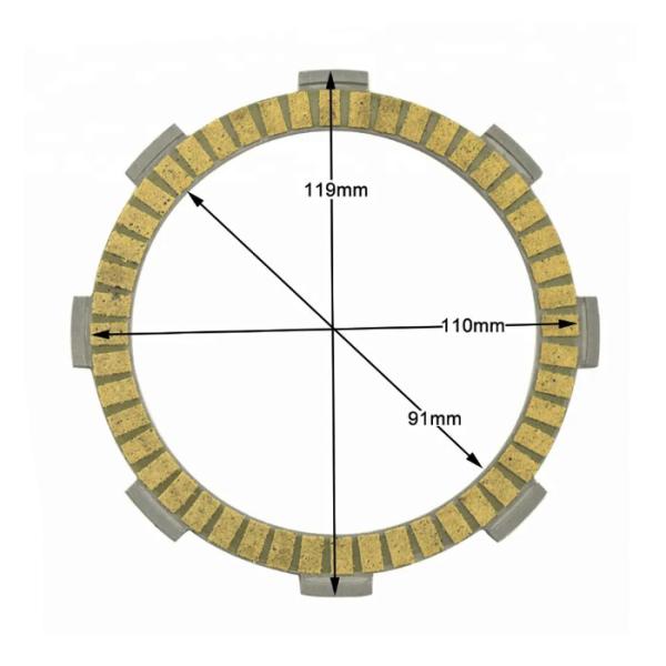 Paper based Clutch Plate Replacement Motorcycle clutch friction plate Non