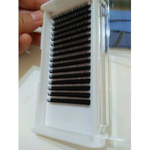 Buy cheap Lightweight Mink Cluster Eyelash Extensions Premade Volume Lash Fans from wholesalers