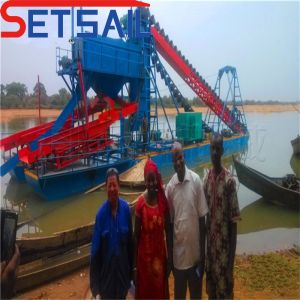 Produced Hydrocyclone Cyclone Type Gold and Diamond Dredger with 60m3-300m3