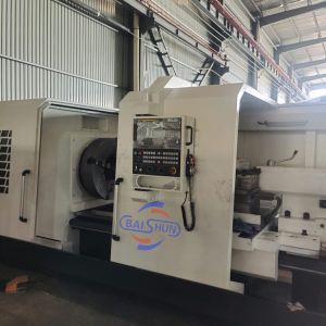 Buy cheap CNC Pipe Threading Lathe Machine QK1332 800mm Swing 320mm Threading from wholesalers