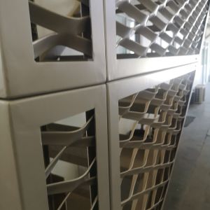 Buy cheap Aluminum expanded metal mesh Curtain Wall GOLD COPER COLOUR from wholesalers