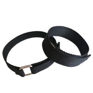 Iron Buckle Elastic Hook And Loop Fixing 180mm Elastic Loop Fastener For Binding