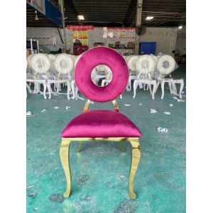 Buy cheap Round Back Dining Chairs Special Design Stackable Function Banquet Chairs from wholesalers