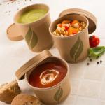 Buy cheap PE Coated 8oz 12oz Disposable Paper Cup Soup Serving Paper Party Bowls For Hot Cold Food from wholesalers