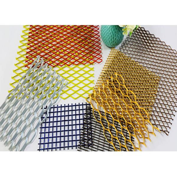 Quality PVDF 120mm Expanded Metal Wire Mesh Aluminium Diamond Mesh Bunnings for sale
