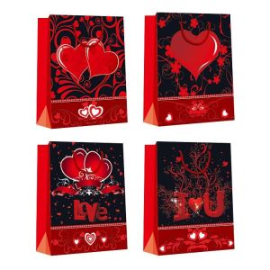 Buy cheap Customized Luxury Shopping Glossy Paper Bags for Valentine's Day eco-friendly from wholesalers
