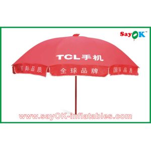 Buy cheap Pop Up Sun Shade Tent Advertising Red Sun Umbrella from wholesalers