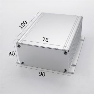 China Wall mount 76*40*100mm Extruded Aluminum Enclosure Box on sale