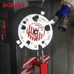 Buy cheap BOZZYS Stainless Steel Circular Pneumatic Lockout Device With 5 Holes For Safety Lockout from wholesalers