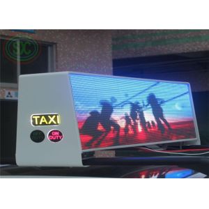 High clarity P5 high brightness taxi led sign/taxi roof led screen/taxi top led