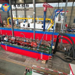 Jet Suction Dredger With High Pressure Water Pump