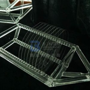 Piezoelectric LiNbO3 Substrate 128Y Cut With Orientation Flat Notch