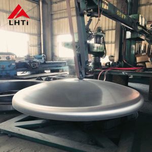 Buy cheap ANSI Grade 2 Titanium Torispherical Dish End Sandblasting from wholesalers