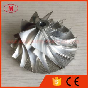 Buy cheap HX40 54.00/83.03mm 8+8 blades 3599646 high performance Turbo milling/aluminum 2618/billet compressor wheel for 3532211 from wholesalers