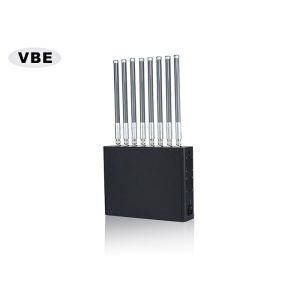 Buy cheap 8 Bands Cell Phone Signal Jammer Medium Power 1m - 50m Jamming Range from wholesalers
