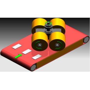 300mm Brush Roller Diameter YZ900 Automatic Deburring Machine Edge