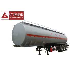 Buy cheap 3 - Axle 36000 L Full Volume Mobile Fuel Trailers Stainless Steel Tank Trailer from wholesalers
