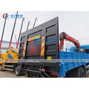336HP Dongfeng 4*2 Truck With Straight Telescopic Arm