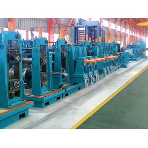 ERW273 Thickness 10mm Automatic Steel Pipe Production Line PLC Control