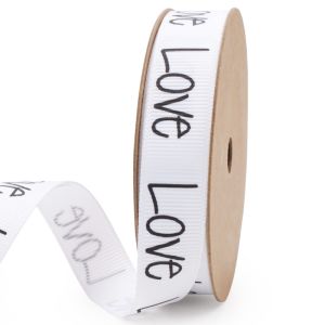 Gift wrapping ribbon polyester customized ribbons with logo